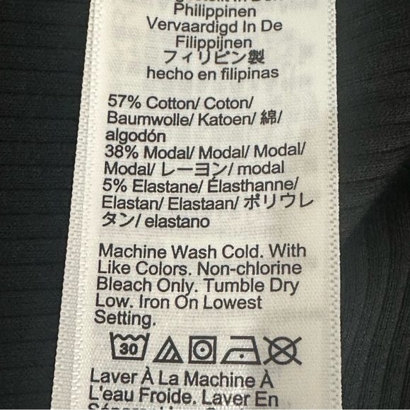 Jcrew Favorite Tank Top Black Ribbed - Picture 5 of 5